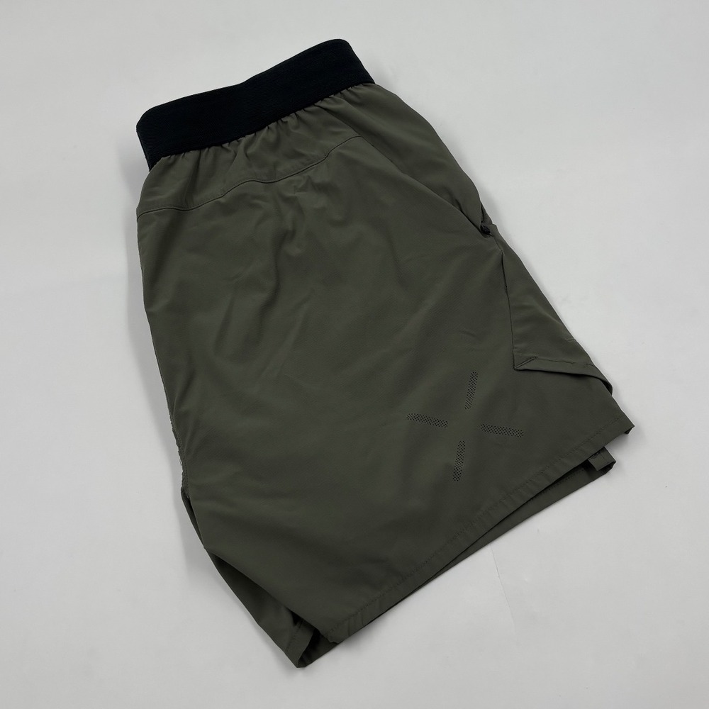 Ten Thousand Tactical Men's M Olive Green 6" Inseam Lined Training Shorts